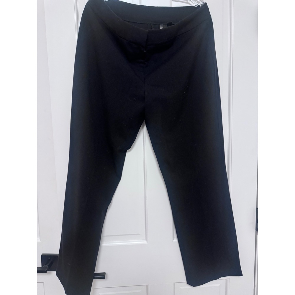 The Limited Black Straight Leg Dress Pants Women 14P Career Trousers Career